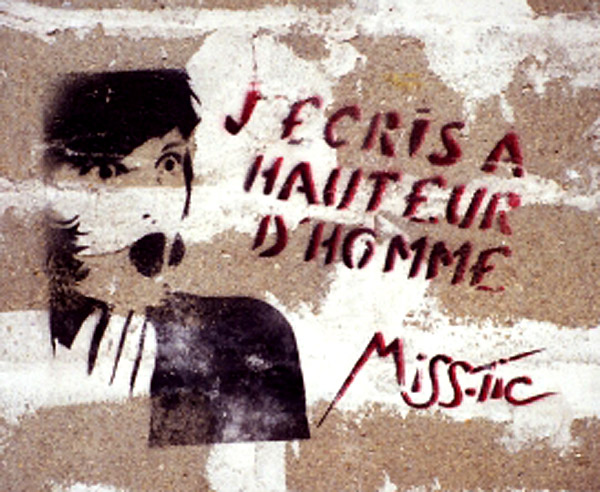 J'Ecris (Misstic), Paris, 1995 (c) Marshall Soules