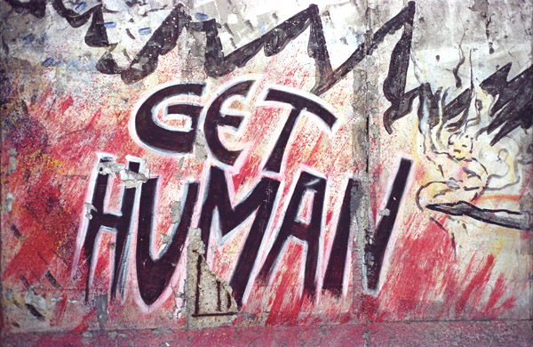 Get Human (Berlin Wall 3), 1995 (c) Marshall Soules